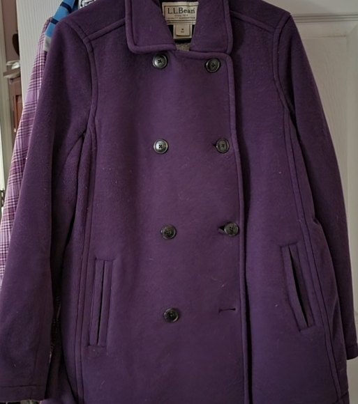 LL Bean peacoat - Picture 1 of 7